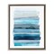 Stupell Industries Water Inspired Ombre Framed Floater Canvas Wall Art